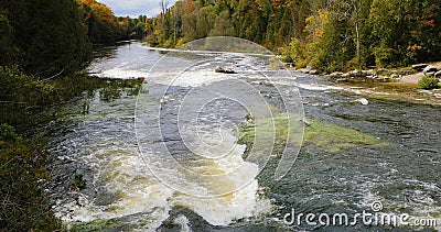 Sauble Falls scene in Ontario, Canada Stock Photo
