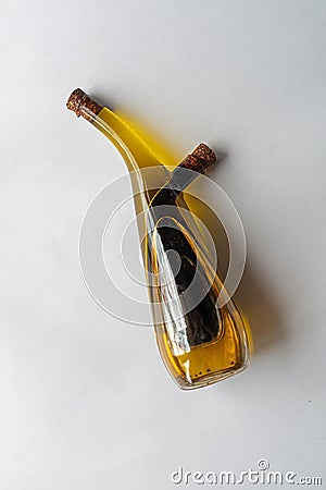 Sauce bottle on a white background Stock Photo