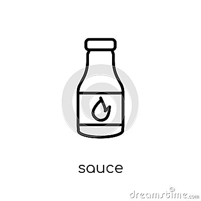 Sauce icon from collection. Vector Illustration