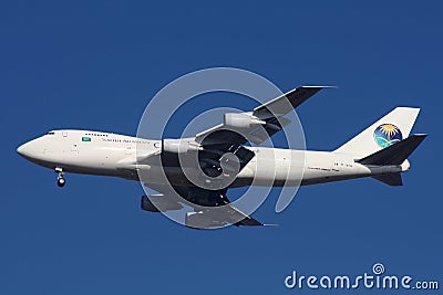 Saudi Arabian Airlines Boeing 747 Editorial Stock Photo
