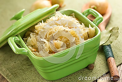 Sauerkraut Stock Photo