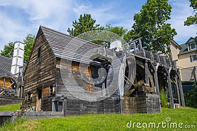 Saugus Iron Works National Historic Site, MA, USA Stock Photo