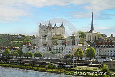 Saumur, Pays-de-la-Loire, France Stock Photo