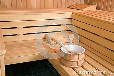 Sauna Stock Photo