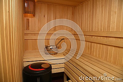 sauna Stock Photo