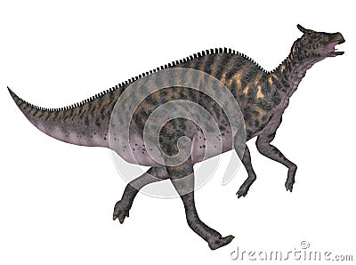 Saurolophus Stock Photo