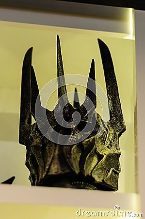 Sauron The Mask Of Lord of the Rings Editorial Stock Photo