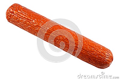 Sausage, jess cold meats isolated Stock Photo