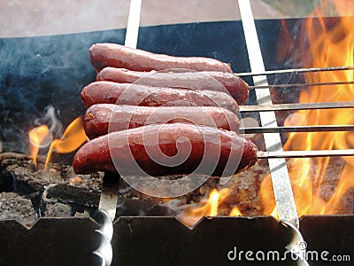 Sausages Stock Photo