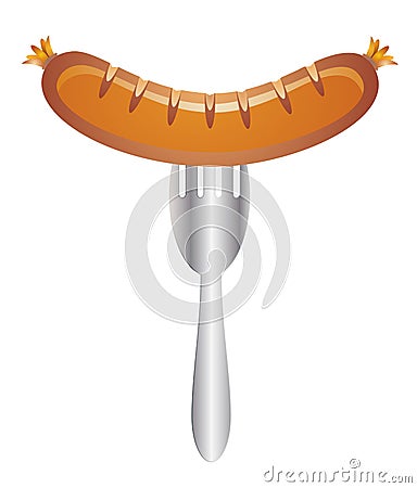 Sausages Vector Illustration