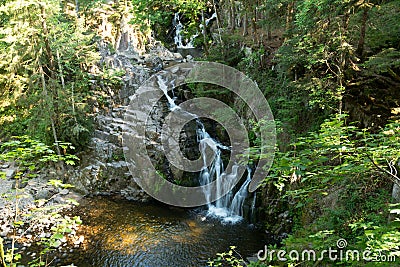 Saut du bouchot canyon in the vosges mountains Stock Photo