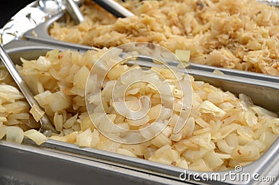 Sauteed Onions Stock Photo