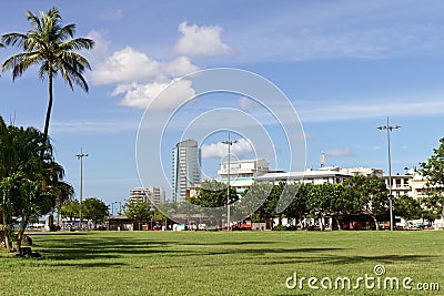 Savane park - Fort de France - Martinique Stock Photo