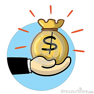 save bank icon cion pig rich boxsave hand money Stock Photo