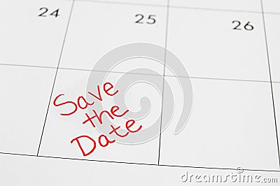 Save the date Stock Photo