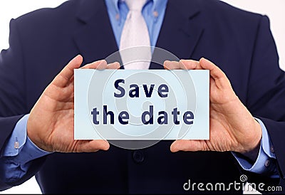 Save the date Stock Photo