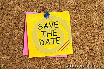 Save the date Stock Photo