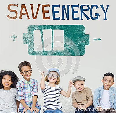Save Energy Power Light Eco Concept Stock Photo