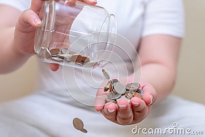 Save money and account banking for finance concept Stock Photo