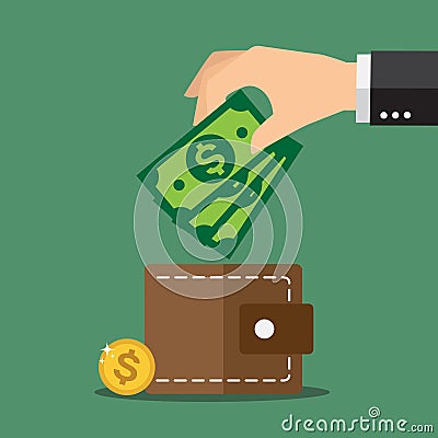 Save money Vector Illustration