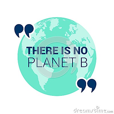 Save Planet Earth poster design template. Vector Illustration