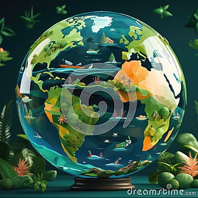 Save the planet Earth - Ultra realistic Stock Photo