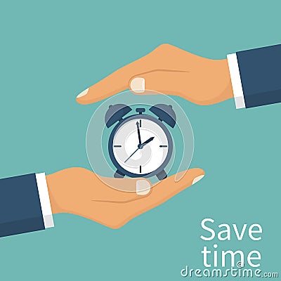 Save time concept Vector Illustration