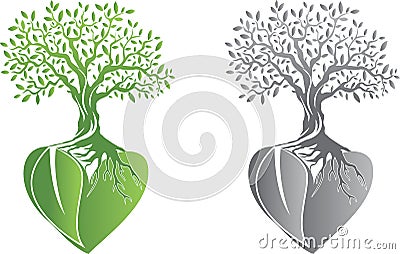 Save trees art Vector Illustration