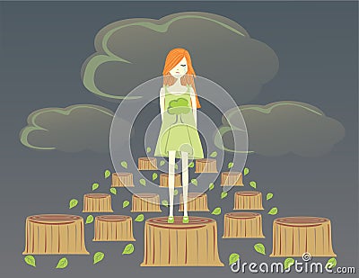 Save trees Stock Photo