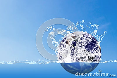 Save Water Concept, World Water Day Stock Photo