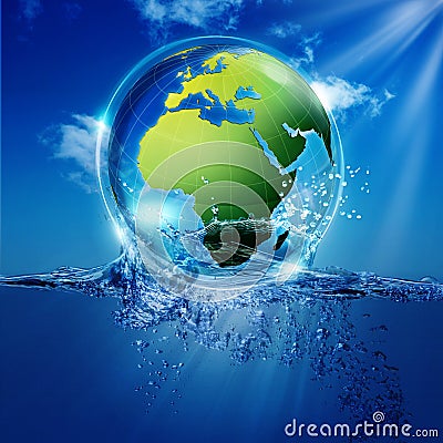 Save the world. Stock Photo