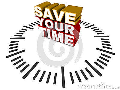 Save your time Stock Photo