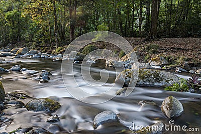 Savegre River, San Gerardo de Dota. Quetzales National Park, Costa Rica. Stock Photo