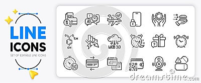 Saving electricity, Web3 and Confirmed flight line icons. For web app. Vector Stock Photo