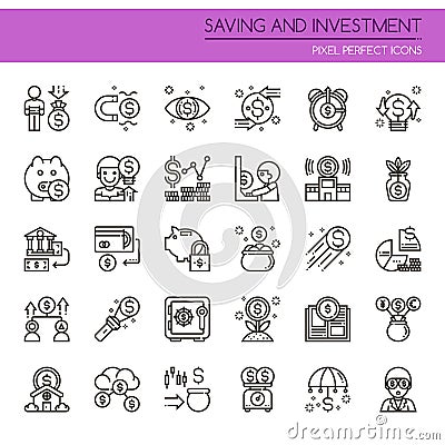 Saving and Investment Vector Illustration