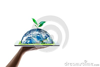 Saving world Ecology concept. Elements of this image furnished by NASA Stock Photo