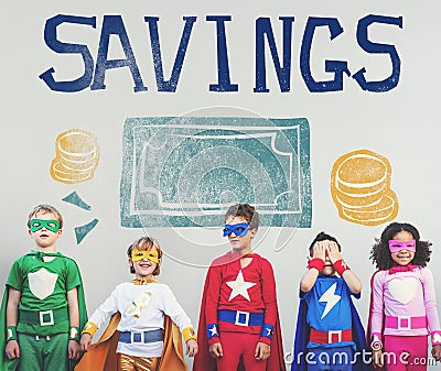 Savings Money Finance Economics Currency Concept Stock Photo