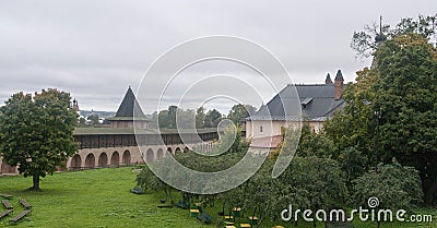 Savior monastery of st.euthymias in suzdal,russia Editorial Stock Photo