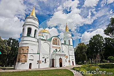 The Saviour-Transfiguration Cathedral of Chernihiv Stock Photo