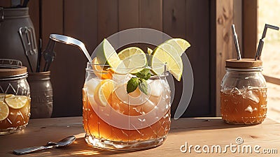 Savor the Flavor on National Tequila Day with a Realistic Photograph.AI Generated Stock Photo