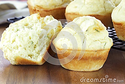 Savory Muffins Stock Photo