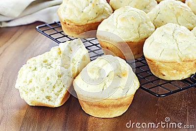 Savory Muffins Stock Photo