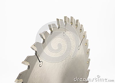 Saw blade with ATB Tooth Stock Photo