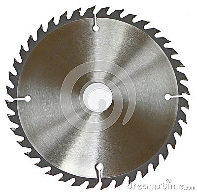 Saw blade Stock Photo