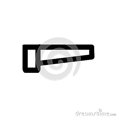 Saw line style icon. vector illustration Vector Illustration