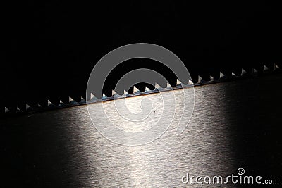 Saw teeth Stock Photo