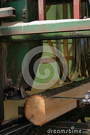 Sawing machine Stock Photo