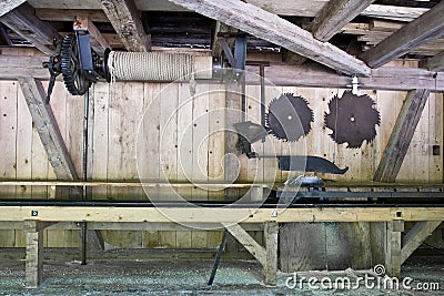 Sawmill Stock Photo