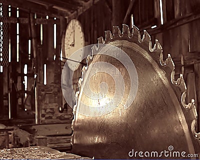 Sawmill Stock Photo