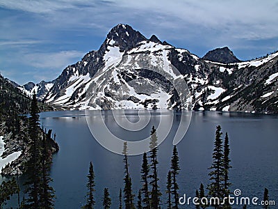 Sawtooth Lake 3 Stock Photo